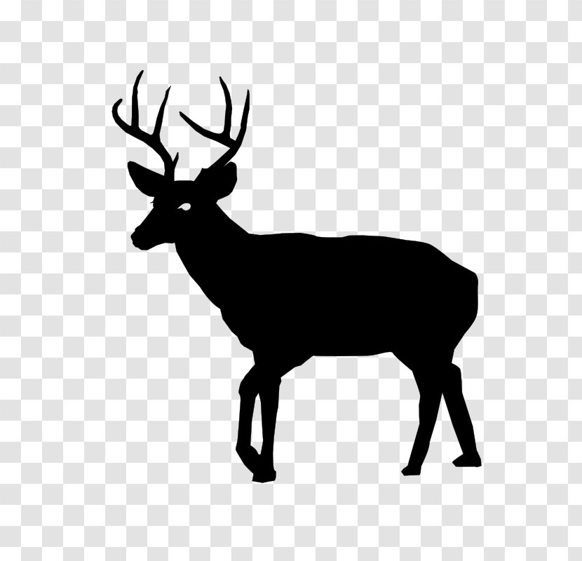 White-tailed Deer Hunting Clip Art - Reindeer - White Transparent PNG