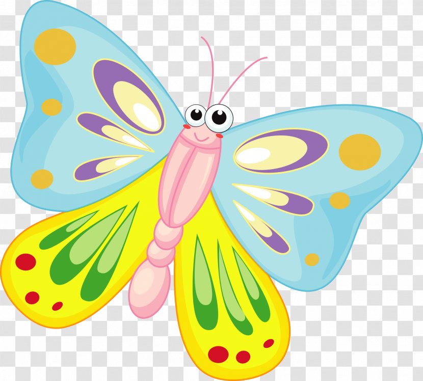 Butterfly Cartoon Clip Art - Brush Footed Transparent PNG