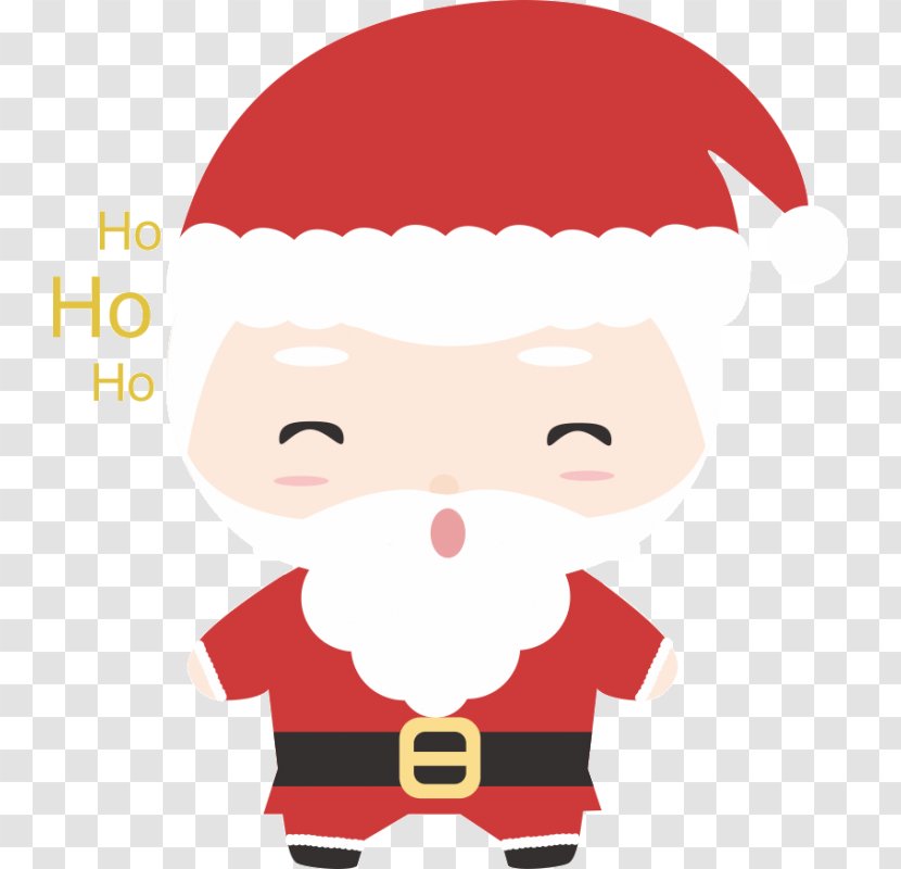 Santa Claus Christmas Day Gift Clip Art Illustration - Fictional Character Transparent PNG