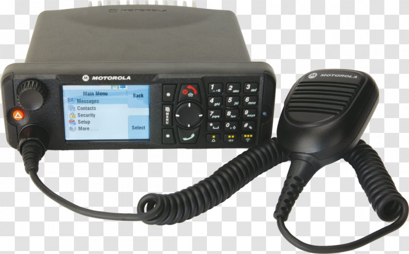 Two-way Radio Motorola Solutions Terrestrial Trunked Fire Department - Communication Accessory - Mobile Transparent PNG