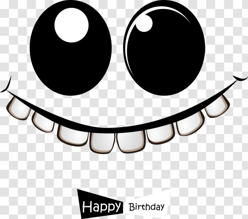 Happy Birthday To You Greeting Card Euclidean Vector - Smile Transparent PNG