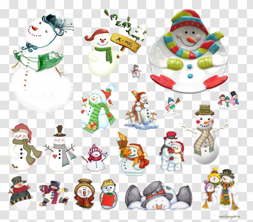 Ded Moroz Snowman Christmas Decoration Clip Art - Animal Figure Transparent PNG