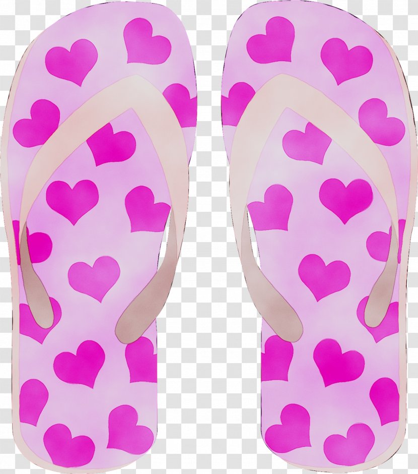 Slipper Flip-flops Clip Art Vector Graphics Shoe - Magenta - Flipflops Transparent PNG