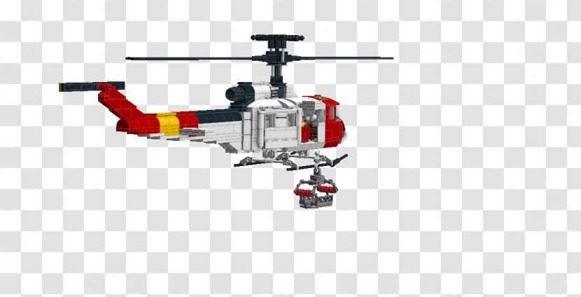 Helicopter Rotor Bell UH-1 Iroquois Lego Ideas Tail - Aircraft Transparent PNG