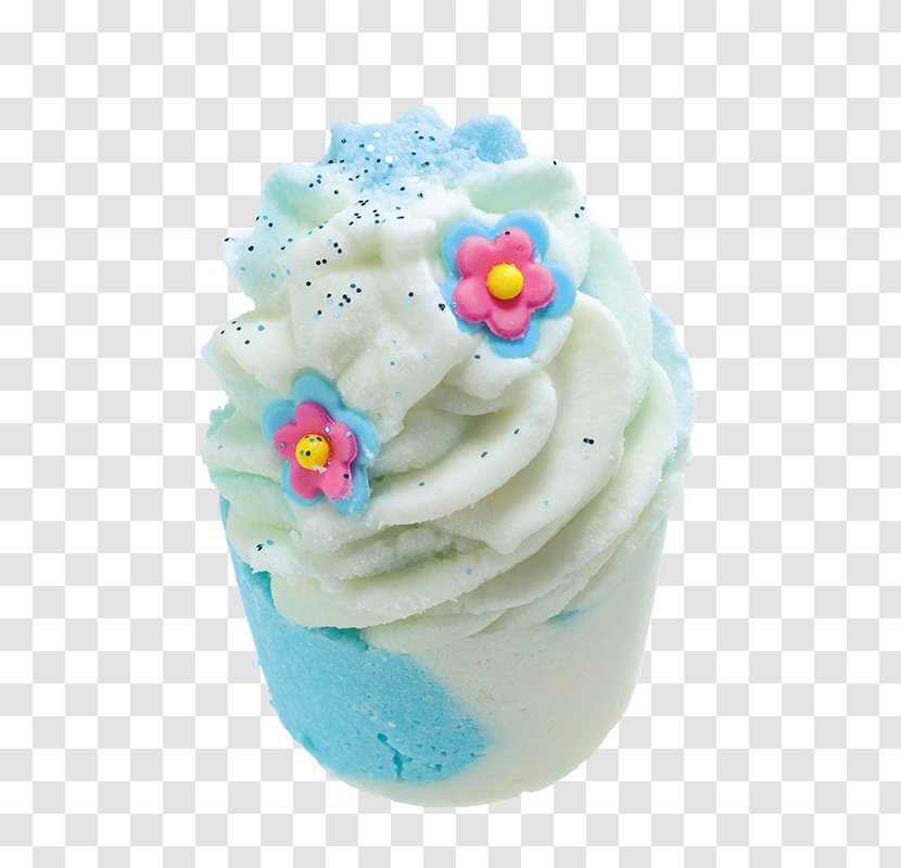 Cupcake Cream Crumble Frosting & Icing Bath Bomb - Dessert - Cake Transparent PNG