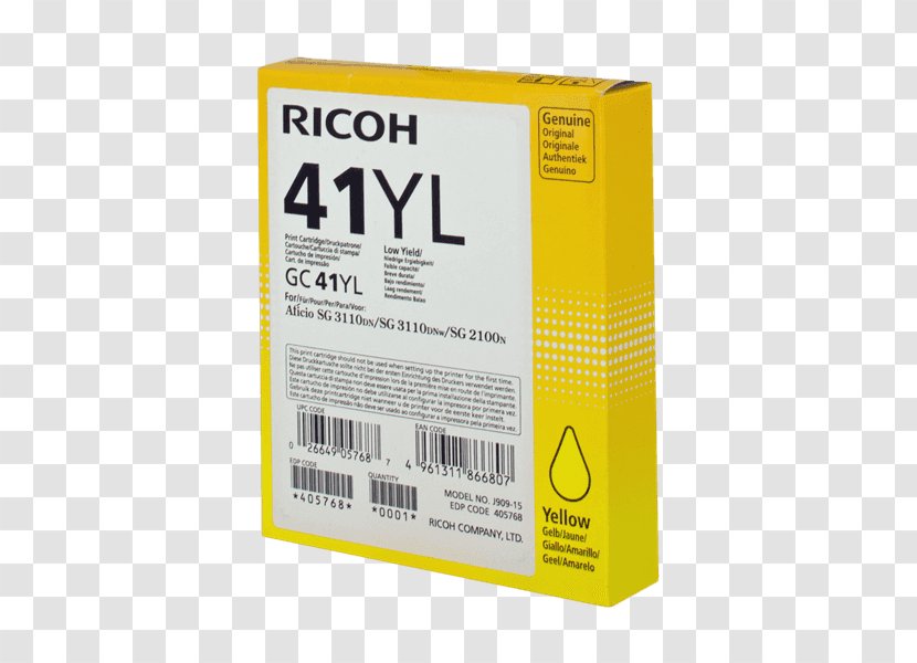 Paper Printer Ricoh Ink Cartridge Toner Transparent PNG