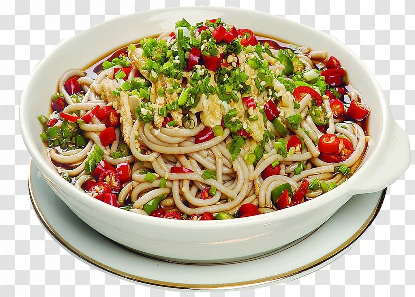Chicken Pepper Steak Chinese Noodles Soba - Spaghetti - Featured Buckwheat Transparent PNG