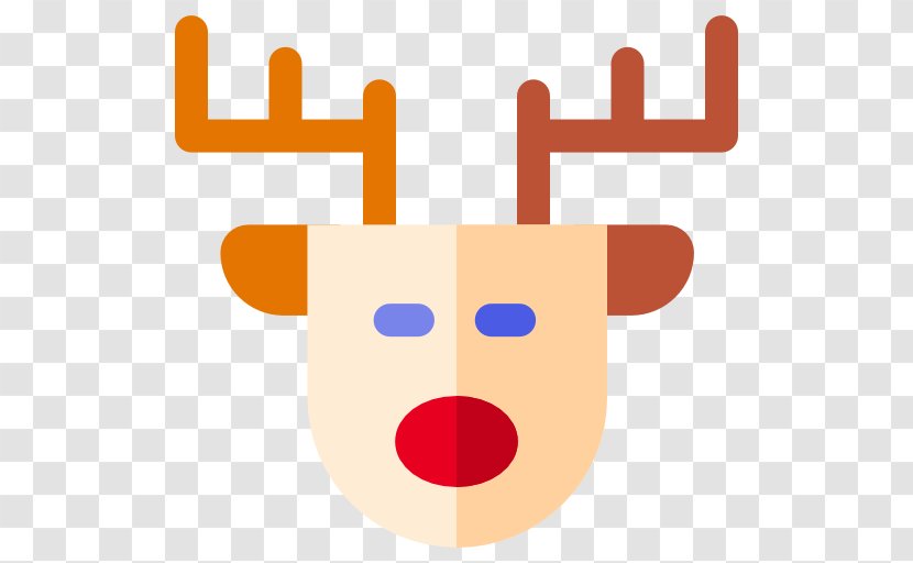 Clip Art Reindeer Snout Product - Orange Sa Transparent PNG