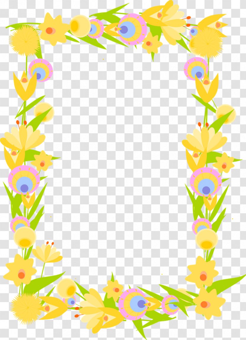 Paper Wedding Invitation Picture Frames Flower Clip Art - Petal - Border Transparent PNG