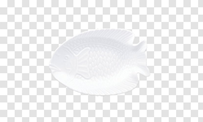 Plastic Fish - White - Plate Transparent PNG