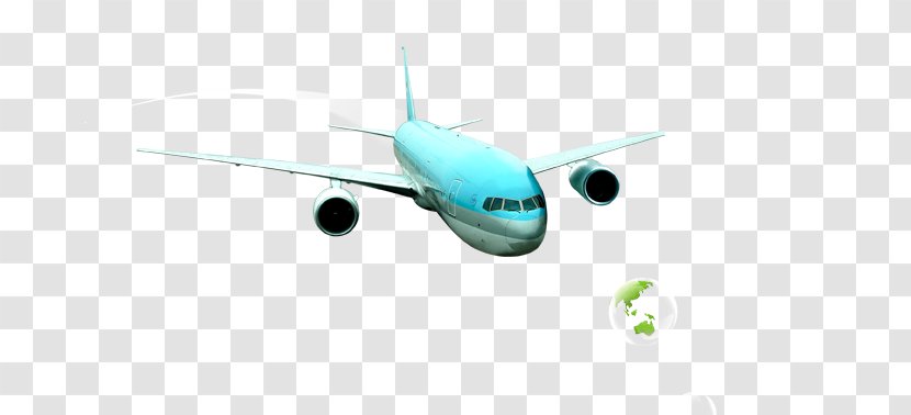 Airplane Blue Airline Aerospace Engineering - Aircraft Transparent PNG