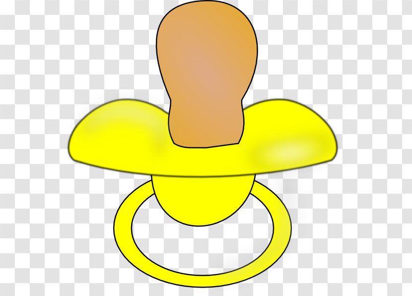 Hat Material Yellow Clip Art - Symbol - Baby Pacifier Cliparts Transparent PNG