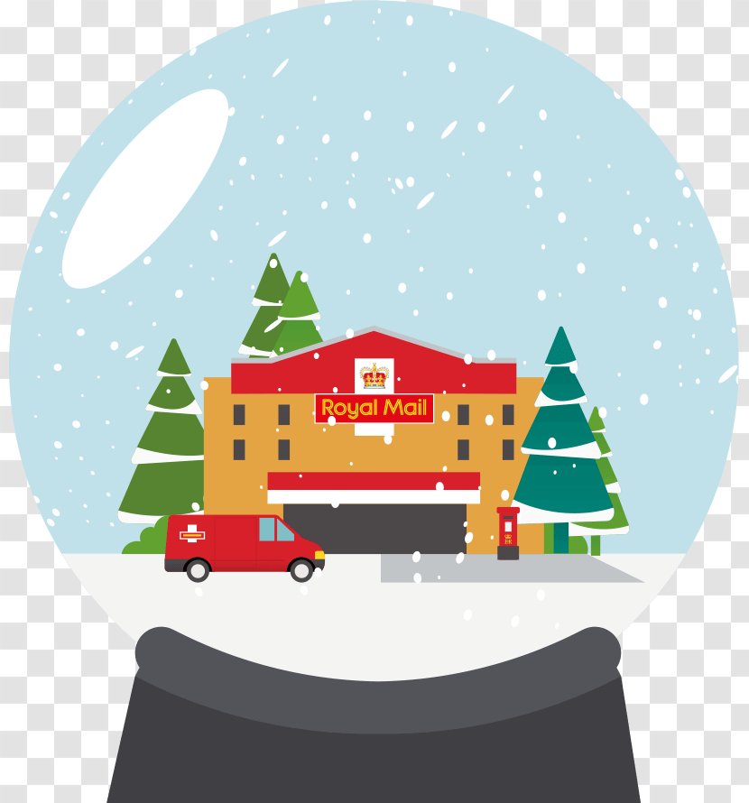 Christmas Ornament Day Royal Mail Tree - Card - Parcel Transparent PNG