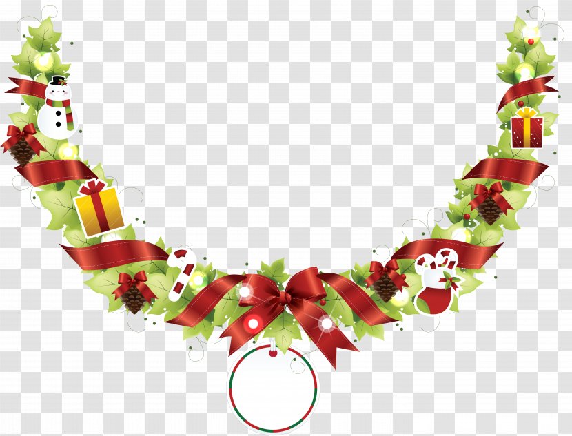 Christmas Card Decoration Clip Art Transparent PNG