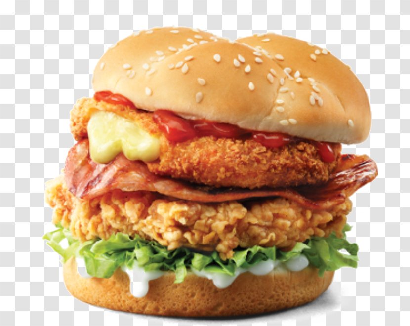 Hamburger KFC French Fries Burger King Food - Salmon Transparent PNG