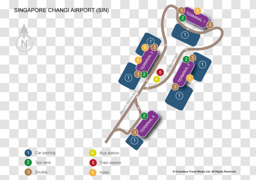 Singapore Changi Airport Terminal 4 International Airline Hub - Technology Transparent PNG