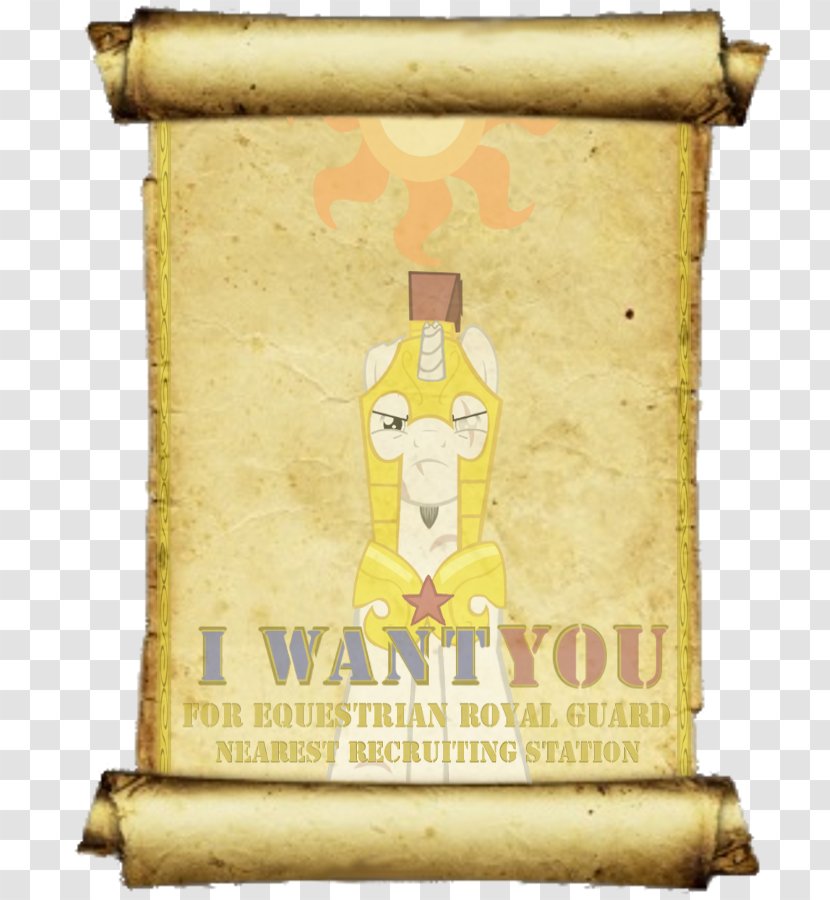 Paper Parchment Scroll Stationery Clip Art - Yellow - British Guard Transparent PNG