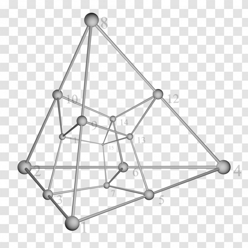 Tesseract Tetrahedron Shadow Cube Angle - Convex Hull Transparent PNG