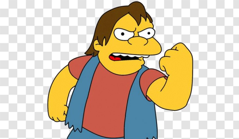 Nelson Muntz Barney Gumble Bart Simpson Edna Krabappel Bullying - Smile Transparent PNG