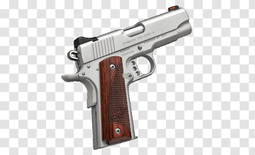Kimber Manufacturing .45 ACP Custom Firearm Handgun - 45 Acp Transparent PNG