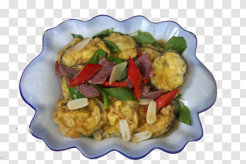 Vegetarian Cuisine Scrambled Eggs Chinese Asian Dish - With Crispy Rice Transparent PNG