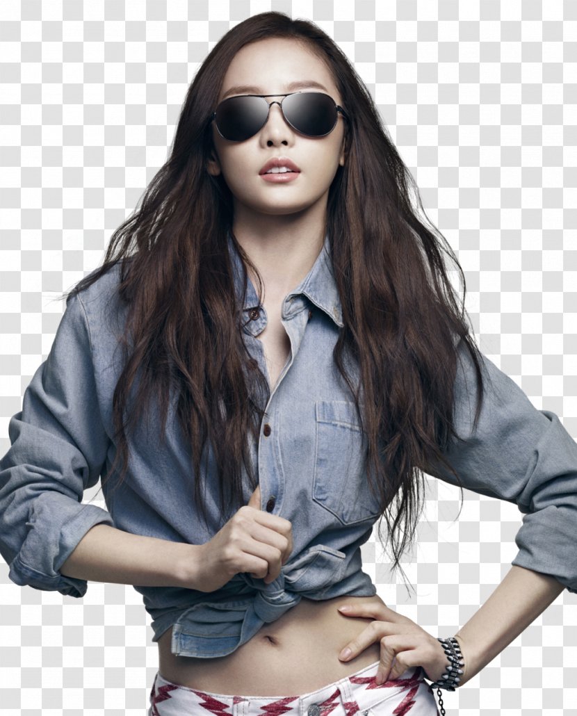 Goo Hara Sunglasses South Korea Running Man KARA - Watercolor Transparent PNG