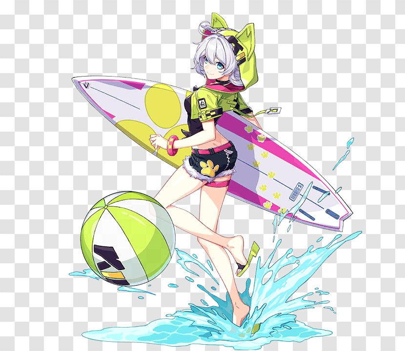 Honkai Impact 3 Art Fate/stay Night Character - Watercolor - Sandy Beach Transparent PNG
