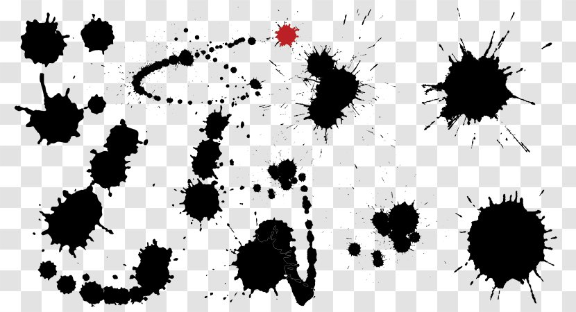Ink Rorschach Test - Black - And White Transparent PNG