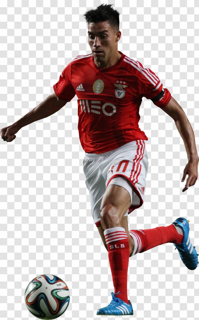 Nicolás Gaitán S.L. Benfica Football Player Rendering - 3d Transparent PNG