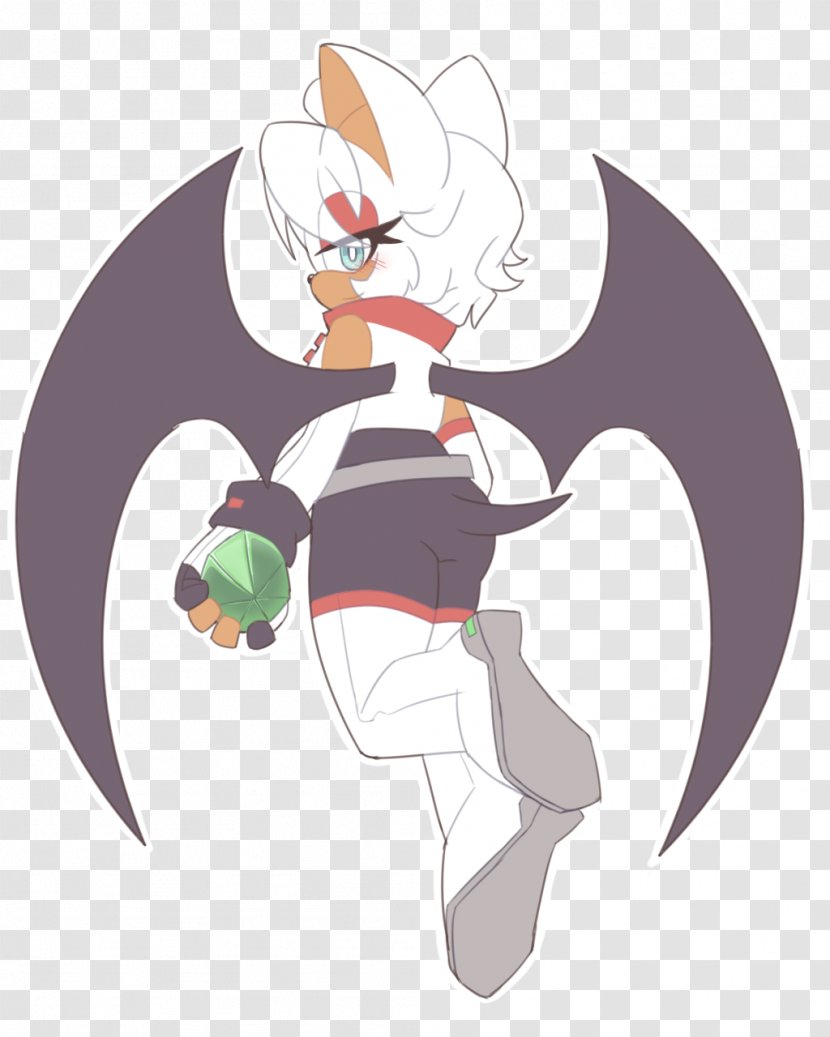 Fan Art Actor - Heart - Rouge The Bat Transparent PNG