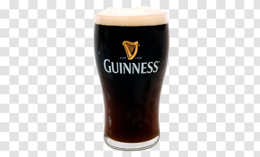 Guinness Irish Cuisine Beer Stout Pint Glass - Baby Transparent PNG