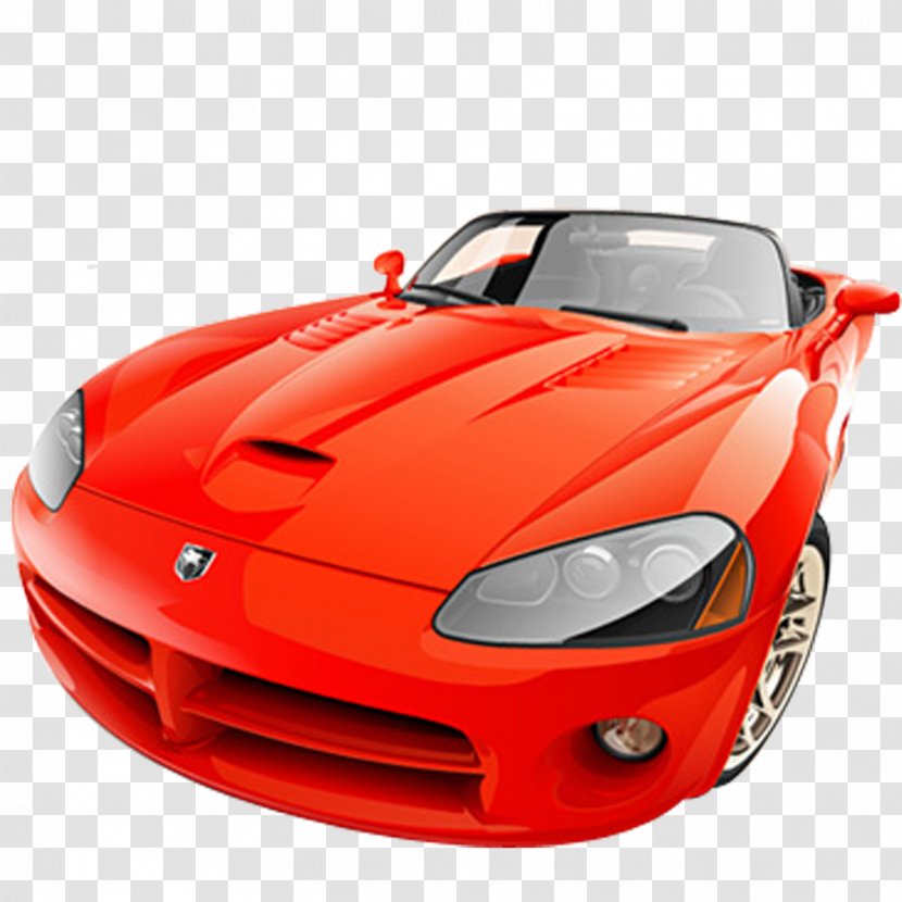 Sports Car Euclidean Vector Cart - Red Transparent PNG