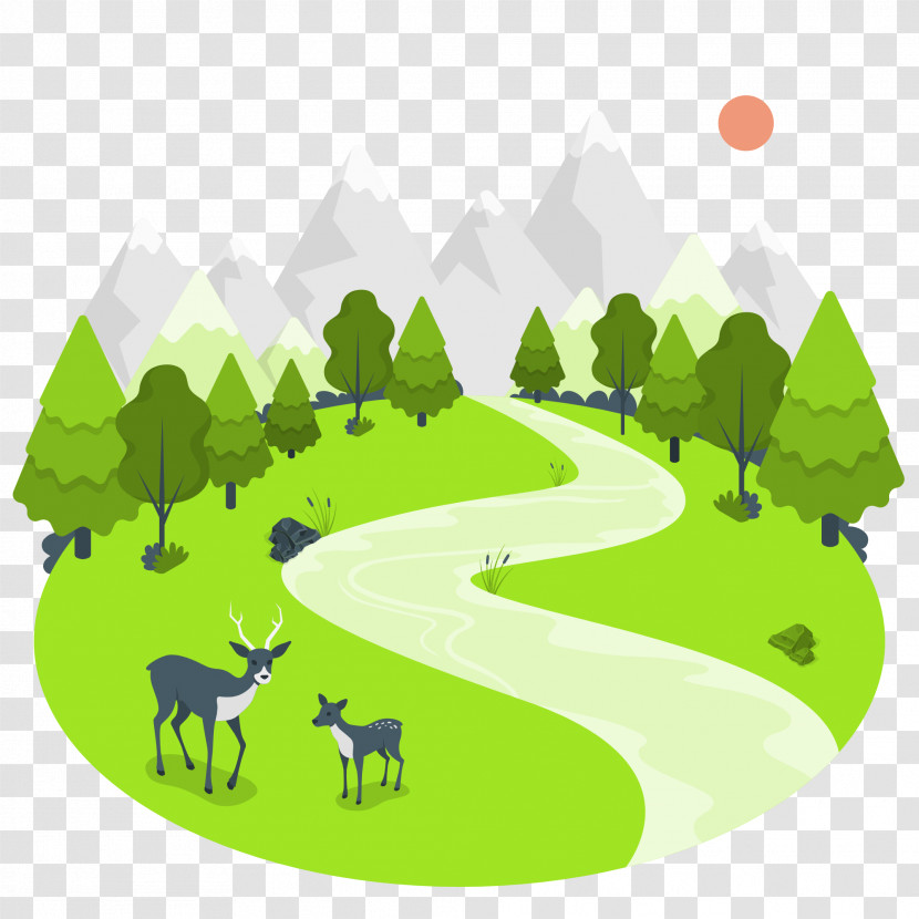 Ecosystem Horse The Meadows Tree Leaf Transparent PNG