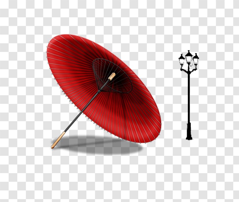 Umbrella Icon - Red Transparent PNG