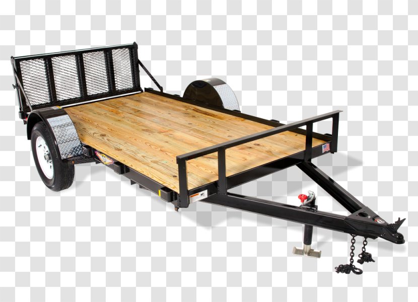 Utility Trailer Manufacturing Company Flatbed Truck Croft Rental Center Axle - Lumberjack Border Transparent PNG