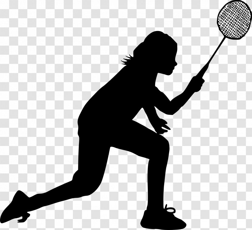 Silhouette Badminton Sport Clip Art - Baseball Transparent PNG