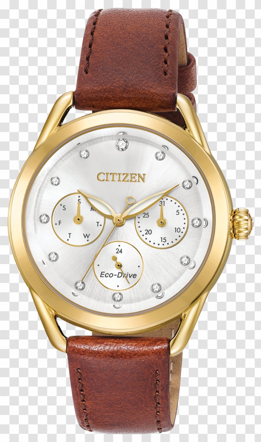 Eco-Drive Watch Strap Citizen Holdings - Gold Transparent PNG