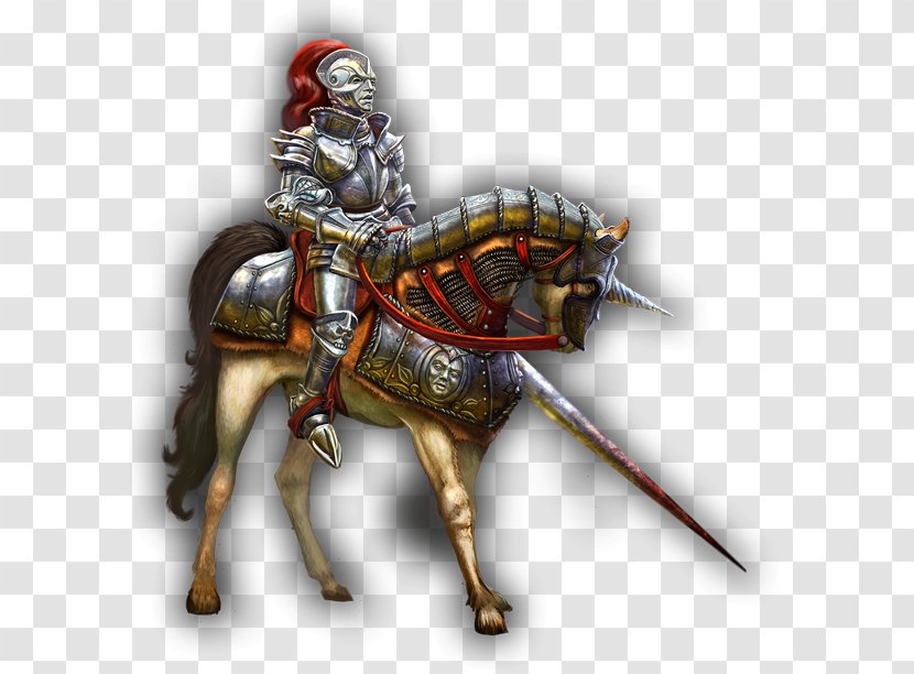 Knight Horse Warrior Spear Lance - Middle Ages Transparent PNG