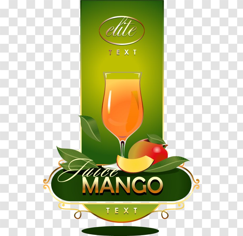 Orange Juice Frutti Di Bosco Mango - Label Vector Material Downloaded, Transparent PNG