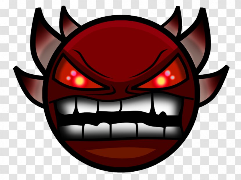 Geometry Dash Clash Royale Demon Game - Geomentry Transparent PNG