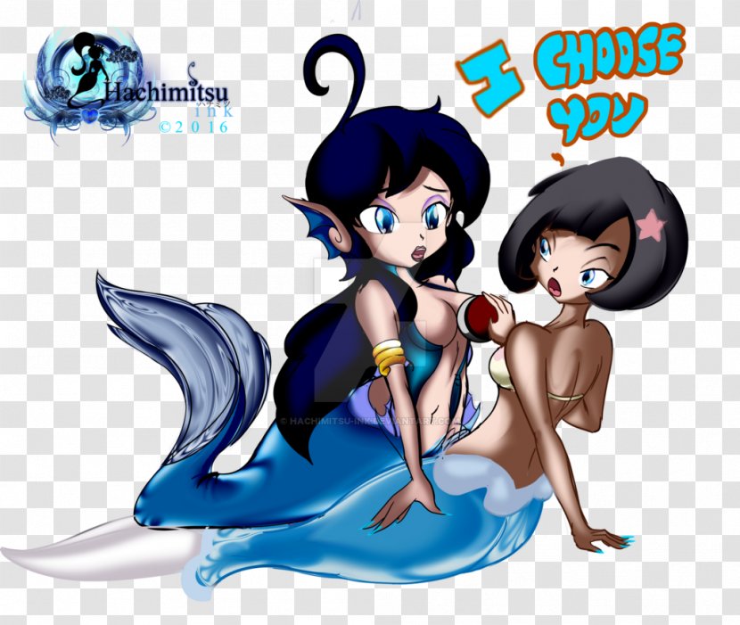 Mermaid Drawing Fan Art Merman - Heart Transparent PNG