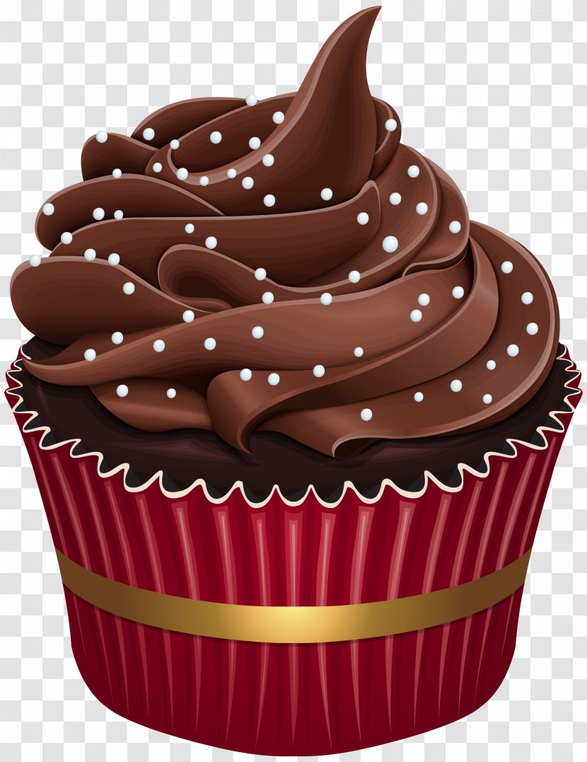 Cupcake Baking Cup Food Cake Buttercream - Muffin - Brown Transparent PNG