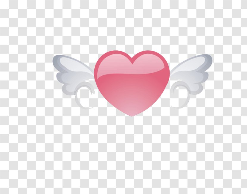 Heart Wing - Silhouette Transparent PNG