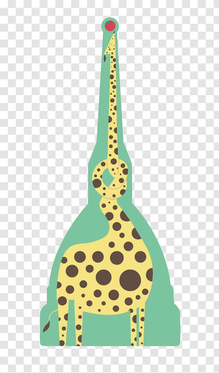 Turin Visual Arts Cartoon Illustration - Yellow - Giraffe Transparent PNG