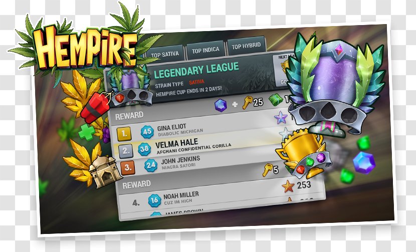 Hempire - Plant Growing Game - 100 Diamonds Weed AndroidAndroid Transparent PNG