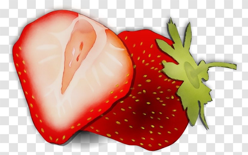Strawberry - Paint - Strawberries Fruit Transparent PNG