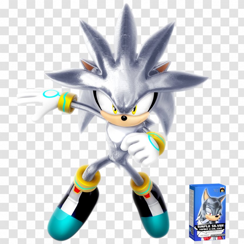 Sonic The Hedgehog Silver Metal Shrew - Action Figure Transparent PNG