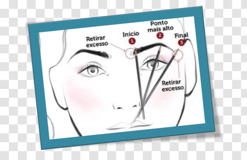 Eyebrow Make-up Henna Cilium - Silhouette - Design Transparent PNG
