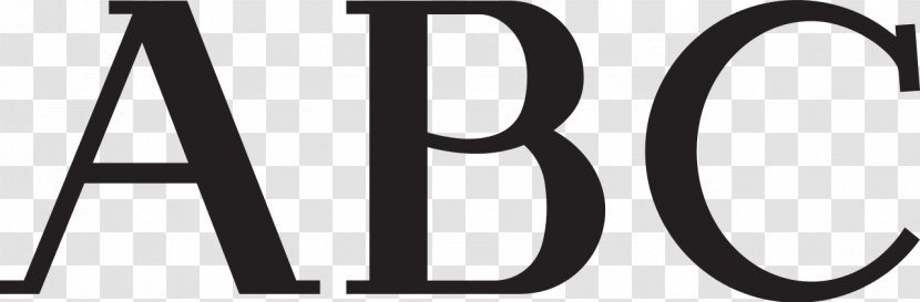 American Broadcasting Company Logo Newspaper ABC News Australian Corporation - Black - B Transparent PNG