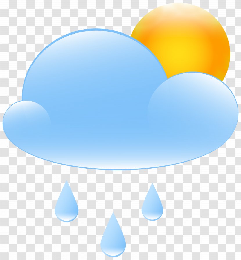 Rain Cloud Clip Art - Weather Map - Sun Transparent PNG